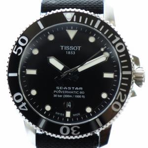 シースター 1000 オートマティック 腕時計 自動巻き 黒文字盤 デイト カレンダー付き