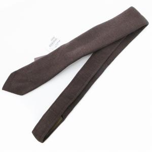 UNITED ARROWS fiorio タグ付き ナロー ネクタイ ニット 絹 シルク F ブラウン /UO