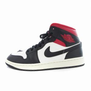 Air Jordan 1 Mid スニーカー 28cm Black Gym Red