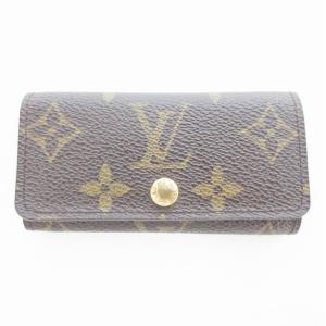 M62631 モノグラム ミュルティクレ4 4連キーケース PVC ブラウン /UO