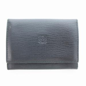 カードケース 名刺入れ 二つ折り アナグラム レザー ブラック /UO AA