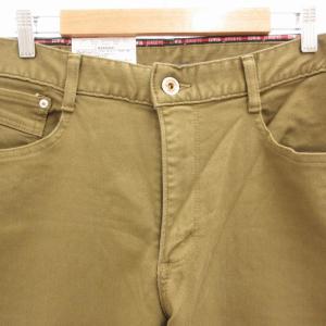 EDWIN ジャージーズ JERSEYS レギュラーストレート デニムパンツ ジーンズ ストレッチ L 茶 ブラウン系