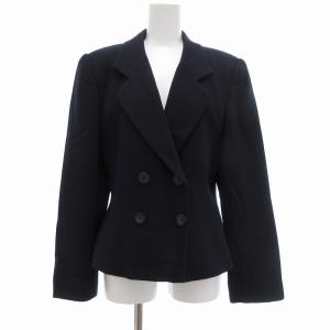 テーラードジャケット ダブル ウール USA製 ネイビー /UO AA