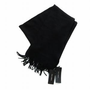 マフラー カシミヤ ブラック