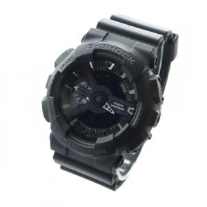 CASIO G-SHOCK 腕時計 ウォッチ クォーツ ロゴ カレンダー付き アナデジ 黒 ブラック GA-110-1BJF /MQ