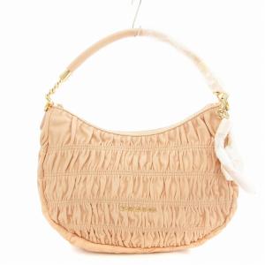 WEBSTER ハンドバッグ ショルダー 2WAY レザー コーラルカラー /UO