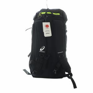 asics JOC エンブレム リュックサック タグ付き バックパック ロゴ 黒 ブラック EB007X /MQ