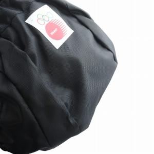 asics JOC エンブレム リュックサック タグ付き バックパック ロゴ 黒 ブラック EB007X /MQ