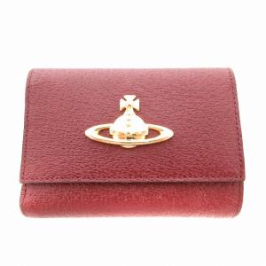 EXECUTIVE 三つ折り財布 オーブ ワインレッド