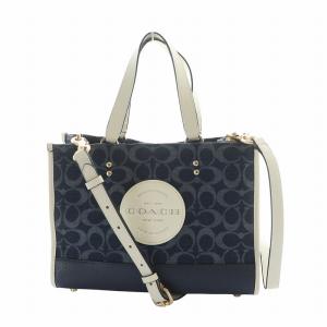 デンプシー キャリーオール シグネチャー ジャカード ウィズ パッチ トートバッグ ショルダー 2WAY