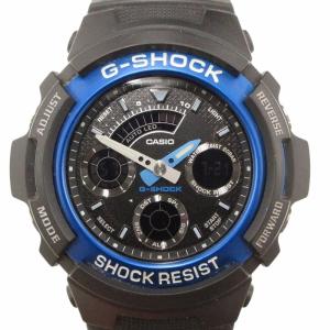 腕時計 アナデジウォッチ クォーツ 黒 ブラック AW-591-2AJF /AE