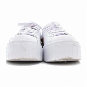 PUMA メイズ グラム スニーカー シューズ 厚底 23cm 白 ホワイト 393068-02 /AE