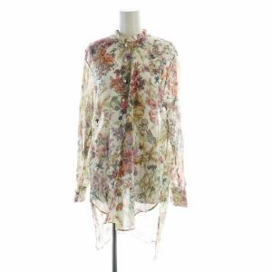 Dior 4 Saisons Ete ロングブラウス 花柄 Bee 刺繍 36