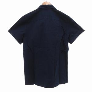 A.P.C. シャツ 半袖 スナップボタン S ネイビー /UO