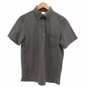 18SS ポロシャツ 半袖 ボタンダウン BD L グレー系 /UO