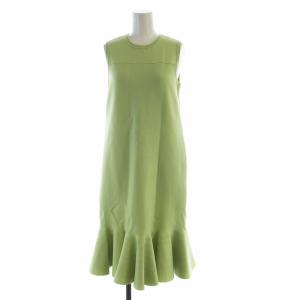 フリージア ノースリーブワンピース 38 グリーン 42127