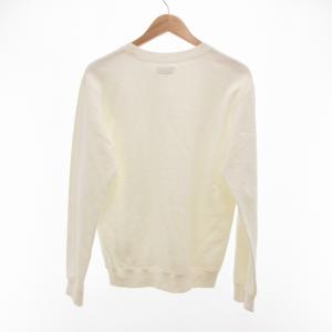 Agnes b. homme 23SS トレーナー スウェット 長袖 ロゴプリント 裏毛 1 白 /UO