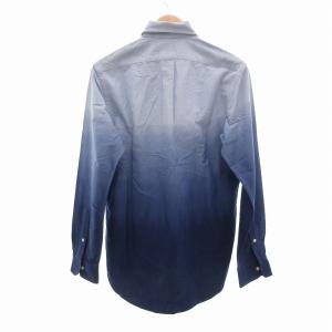 RALPH LAUREN タグ付き CLASSIC FIT オックスフォードシャツ ボタンダウン 長袖 ロゴ刺繍 S グラデーション