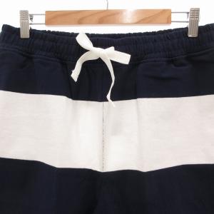 POLO RALPH LAUREN タグ付き ポロベア ジャージー ショートパンツ ハーフ ボーダー S ネイビー ホワイト /UO