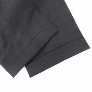 MACKINTOSH LONDON 美品 テーパードパンツ スラックス センタープレス モヘヤ混 85 ダークグレー /AE