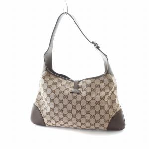 GUCCI ジャッキー ワンショルダーバッグ GGキャンバス ブラウン 001 4057