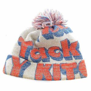 kinky slick ニット帽 帽子 ラメ グレー オレンジ ブルー /TI