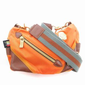silvestra mini-b ショルダーバッグ 2way ナイロン オレンジ /TI