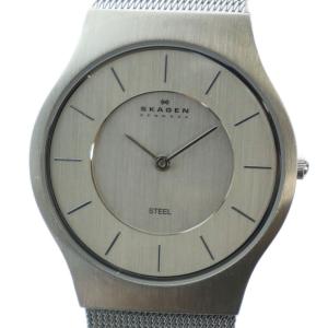 腕時計 ウォッチ クォーツ 白文字盤 ロゴ シルバー色 233LSS /MQ