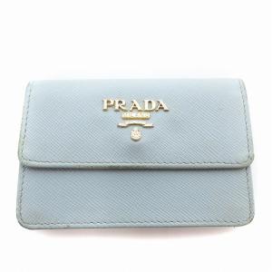 カードケース レザー アッシュブルー /TI