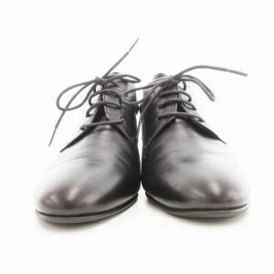 REGAL レースアップパンプス シューズ ヒール 24.5cm ブラック /UO