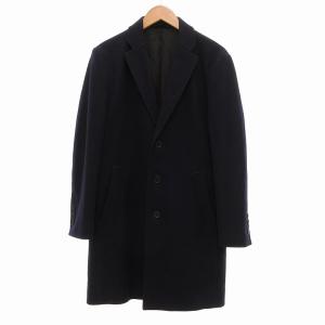 21AW チェスターコート ミドル ハーフ 46 ネイビー /UO