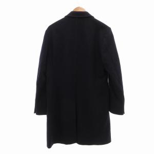 JOSEPH HOMME 21AW チェスターコート ミドル ハーフ 46 ネイビー /UO