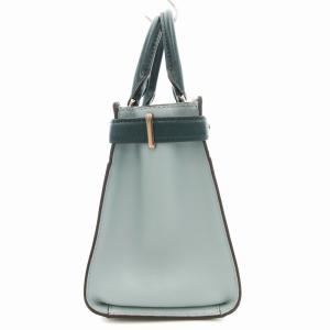 kate spade new york ステイシー カラーブロック サッチェル ハンドバッグ ショルダー 2WAY レザー 緑系 /UO