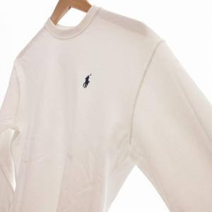 Polo by Ralph Lauren 国内正規 HW LONG SLEEVE T-SHIRT Tシャツ 長袖 ロンT ヘビーウェイト XS 白