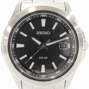 腕時計 ソーラー アナログ デイト ステンレス シルバーカラー SBPN067 /UO