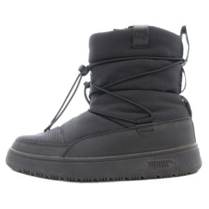 PUMA スノーバエ ブーツ スノートレーニングシューズ 裏ボア 23.5cm 黒 ブラック 393920 /AE