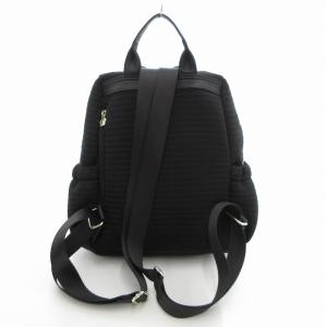 MARY QUANT サイドギャザーデイジー リュックサック デイパック ブラック /UO