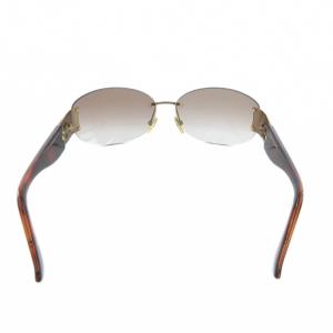 FENDI サングラス リムレス ズッカ 6214 グラデーションブラウン FS480 /UO