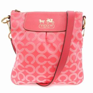 ショルダーバッグ オプアート キャンバス 41992 ピンク /AE
