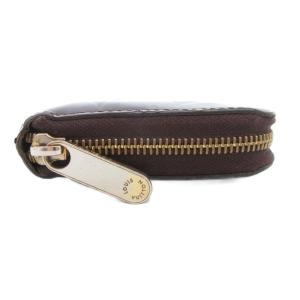 LOUIS VUITTON モノグラム ヴェルニ ジッピーウォレット アマラント 長財布 ダークブラウン M93522 /AE