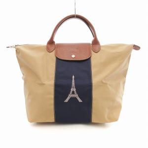 ル プリアージュ カスタマイズ トートバッグ エッフェル塔刺繍 ベージュ系 /UO