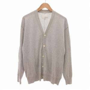 カーディガン 薄手 Vネック S グレー SUJS113 /UO