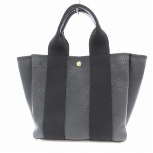 美品 ハンドバッグ レザー 黒 ブラック /AE