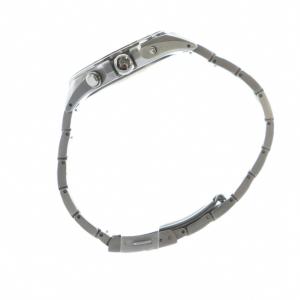 CITIZEN アテッサ 腕時計 ウォッチ エコドライブ 黒文字盤 ロゴ デイト カレンダー付き シルバー色 AT6040-58E