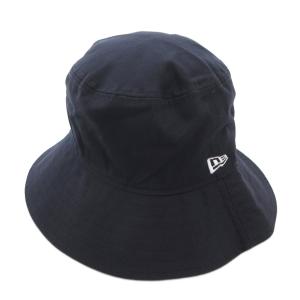 タグ付き バケット03 ベーシック ノンウォッシュコットン 帽子 ロゴ M-L 黒 ブラック 14524822