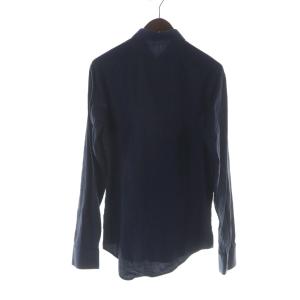 DIOR HOMME 06AW エディ期 ドレスシャツ 長袖 コットン 38 M 紺 ネイビー /MQ