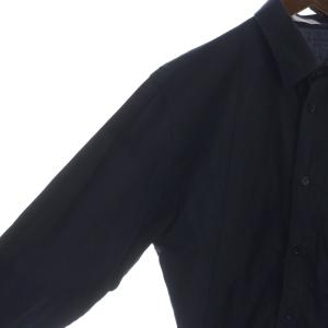 DIOR HOMME 06AW エディ期 ドレスシャツ 長袖 コットン 38 M 紺 ネイビー /MQ