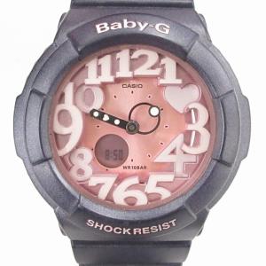 スモーキーカラーシリーズ 腕時計 アナデジウォッチ クォーツ 紺 ネイビー ピンク BGA-131-8BJF