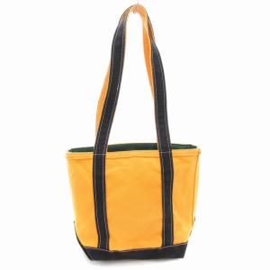 L.L.BEAN USA製 ビーントート バッグ 刺繍 キャンバス オレンジ /AE