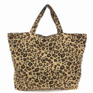 ANTEPRIMA MISTO 美品 トートバッグ マザーズバッグ ポーチ付き ヒョウ柄 茶 ブラウン /AE
